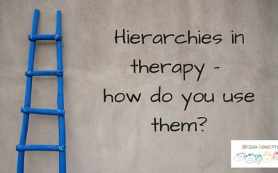 Hierarchies in Speech Therapy