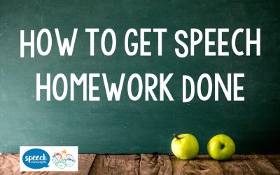 How to get Speech Homework Done