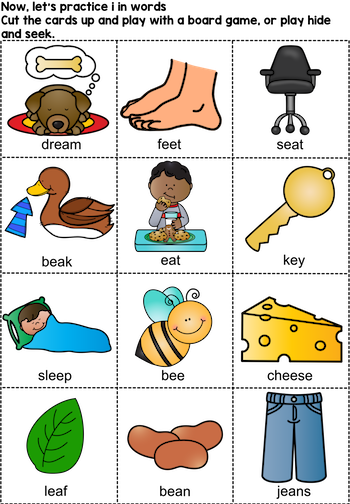 Articulation Vowel Cards - Image 3