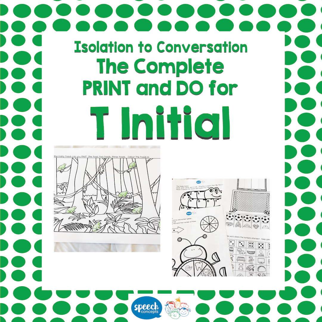 Isolation to Conversation - T Initial